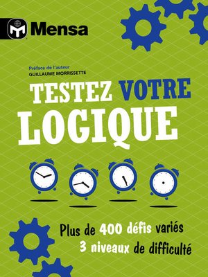 cover image of Testez votre logique